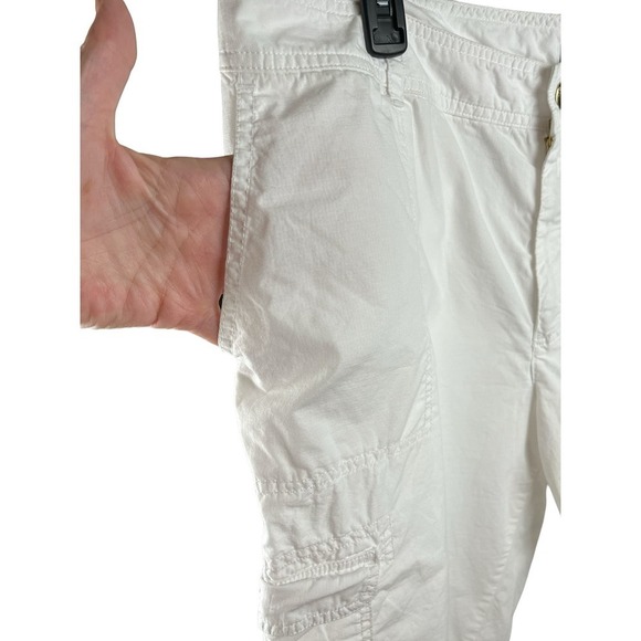 Chaps Burmuda Shorts, White, Pockets, Size 16 - Picture 3 of 6
